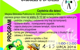 Z książką podróże małe i duże