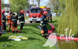 Substancja, która wyciekła do rzeki Ełk nie zagraża środowisku