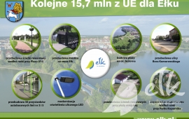 Kolejne 15,7 mln zł na rozwój Ełku