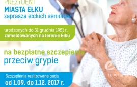 Бесплатные гриппа вакцинация пожилых ełckich