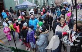 10 grudnia mieszkańcy Ełku spotkali się z Mikołajem na ul. Orzeszkowej