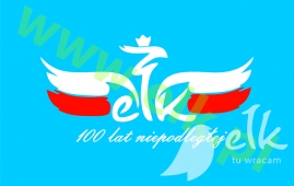 "100 years of independent"-commemorative logo Of Elk