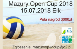 Mazury Open Cup 2018 - turniej siatkówki plażowej